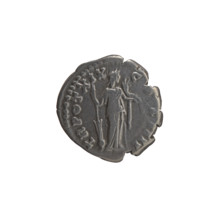 Denarius, Antoninus Pius (86–161; Roman emperor 138–161) — obverse: head of Antoninus Pius in a