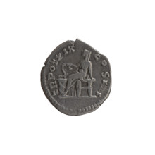 Denarius, Antoninus Pius (86–161; Roman emperor 138–161), issuer. Obverse: Head of the emperor in a