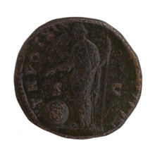 Sestertius, Antoninus Pius (86–161; Roman emperor 138–161), issuer; personifications; iconography: