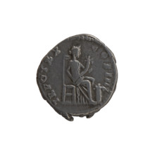 Denarius of Antoninus Pius (reigned 138–161). Obverse: head of Antoninus Pius in a laurel wreath