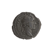 Denarius, Antoninus Pius (86–161; Roman emperor 138–161). Obverse: head of the emperor in a laurel