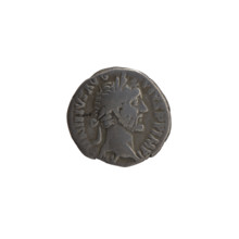 Denarius, Antoninus Pius (86–161; Roman emperor 138–161), issuer; obverse: head of the emperor in a