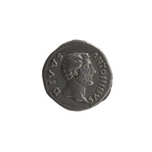 Denarius, Antoninus Pius (86–161; Roman Emperor 138–161) (posthumous), Marcus Aurelius (121–180;