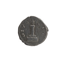 Denarius, posthumous; issuers: Lucius Verus (130–169) and Marcus Aurelius (121–180); obverse: head