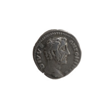 Denarius, Antoninus Pius (86–161; Roman emperor 138–161) (posthumous), Lucius Verus (130–169; Roman