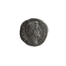 Denarius, Antoninus Pius (86–161; Roman emperor 138–161) (posthumous), issuers: Lucius Verus