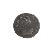 Denarius, Marcus Aurelius (121–180; Roman emperor 161–180) and Lucius Verus (130–169; Roman emperor