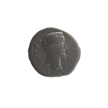 Denarius, after 161 CE. Obverse: Head of Antoninus Pius bare, right, inscription DIVVS·ANTNVS