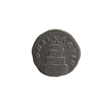 Denarius, Marcus Aurelius (121–180; Roman emperor 161–180) and Lucius Verus (130–169; Roman emperor