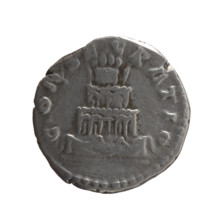 Denarius of Lucius Verus (issuer) and Marcus Aurelius (issuer), featuring Antoninus Pius