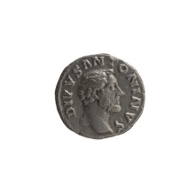 Denarius, Marcus Aurelius (121–180; Roman emperor 161–180) and Lucius Verus (130–169; Roman emperor