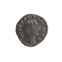 Denarius; issuers: Lucius Verus (130–169, Roman emperor 161–169) and Marcus Aurelius (121–180,