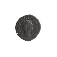 Denarius, Marcus Aurelius (121–180, Roman emperor 161–180) and Lucius Verus (130–169, Roman emperor