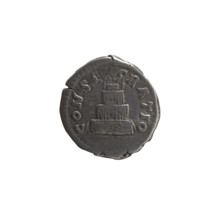 Denarius, after 161. Obverse: Head of Antoninus Pius without a covering facing right, inscription