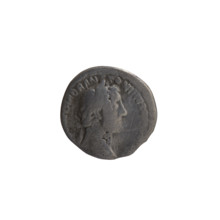 Denarius of Antoninus Pius (86–161; Roman Emperor 138–161). Obverse: Head of Antoninus Pius in a