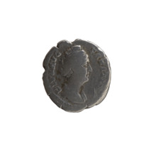 Denarius, posthumous issue depicting Faustina the Elder (98–141; Roman empress 138–141) and
