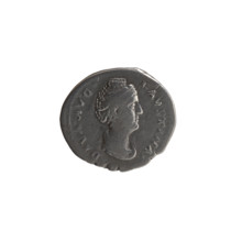 Denarius, Antoninus Pius (86–161; Roman emperor 138–161), issuer; Faustina the Elder (98–141; Roman