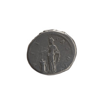 Denarius, Antoninus Pius (86–161; Roman emperor 138–161), issuer; Faustina the Elder (98–141; Roman