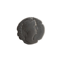 Denarius, posthumous issue of Faustina the Elder (98–141; Roman empress 138–141) by Antoninus Pius