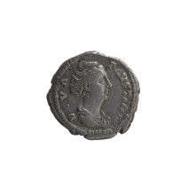 Denarius, posthumous issue for Faustina the Elder (98–141; Roman empress 138–141), issuer Antoninus