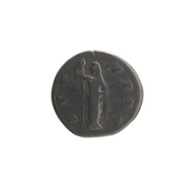 Denarius, posthumous issue of Faustina the Elder (98–141; Roman empress 138–141); issuer: Antoninus