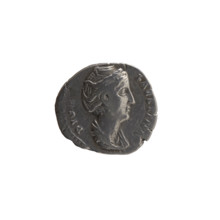 Denarius, posthumous issue for Faustina the Elder (98–141; Roman empress 138–141), struck under