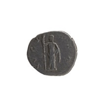 Denarius, posthumous issue for Faustina the Elder (98–141; Roman empress 138–141), issuer Antoninus