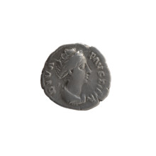 Denarius, Antoninus Pius (86–161; Roman emperor 138–161), issuer; posthumous depiction of Faustina