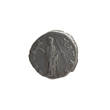 Denarius of Antoninus Pius (86–161; Roman emperor 138–161), issued for Faustina the Elder (98–141;