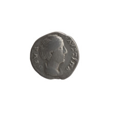 Denarius, posthumous issue for Faustina the Elder (98–141; Roman empress 138–141); issuer: