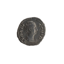 Denarius, posthumous issue for Faustina the Elder (98–141; Roman empress 138–141), struck under