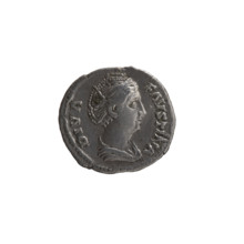 Denarius, posthumous issue for Faustina the Elder (98–141; Roman empress 138–141), struck under
