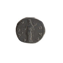 Denarius, posthumous issue for Faustina the Elder (98–141; Roman empress 138–141), issued under