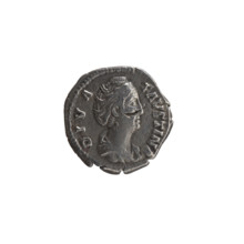 Denarius, posthumous issue for Faustina the Elder (98–141; Roman empress 138–141), issued under