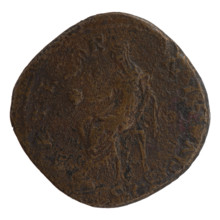 Sestertius, posthumous issue for Faustina the Elder (98–141; Roman empress 138–141); issuer: