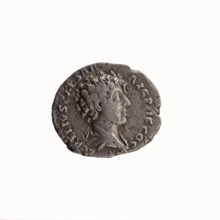 Denarius; obverse: Head of Antoninus Pius without a cap to the right, inscription 'ANTONINVS AVG