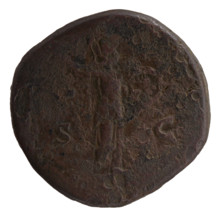Sestertius, Marcus Aurelius (121–180; Roman emperor 161–180), (caesar 139–161); issuer: Antoninus