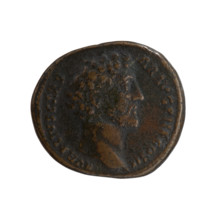 Dupondius/as, Marcus Aurelius (121–180; Roman emperor 161–180), caesar 139–161; issuer: Antoninus