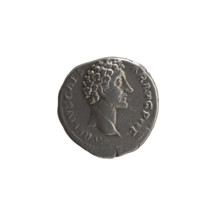 Denarius, Marcus Aurelius (121–180; Roman emperor 161–180), caesar 139–161; issuer: Antoninus Pius