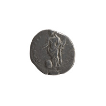 Denarius; obverse: Head of young Marcus Aurelius without a cap to the right, inscription 'AVRELIVS