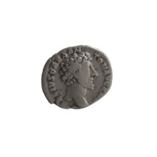 Denarius, Marcus Aurelius (121–180; Roman emperor 161–180), caesar 139–161; Antoninus Pius (86–161;