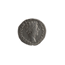 Denarius, Marcus Aurelius (121–180; Roman emperor 161–180), caesar 139–161; Antoninus Pius (86–161;