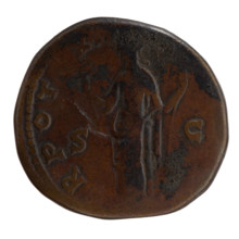 Sestertius, Marcus Aurelius (121–180; Roman emperor 161–180), issued under Antoninus Pius (86–161;