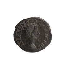 Denarius; Marcus Aurelius (121–180, Roman emperor 161–180; caesar 139–161) and Antoninus Pius
