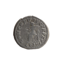 Denarius of Marcus Aurelius (121–180; Roman emperor 161–180). Obverse: head of Marcus Aurelius