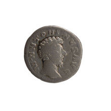 Denarius, Marcus Aurelius (121–180; Roman emperor 161–180), issuer. Obverse: Head of Marcus
