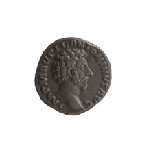 Denarius, Marcus Aurelius (121–180; Roman emperor 161–180), issuer: Marcus Aurelius. Obverse: head