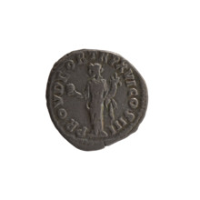 Denarius of Marcus Aurelius (121–180; Roman emperor 161–180). Obverse: Head of Marcus Aurelius with