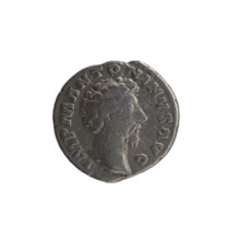 Denarius, Marcus Aurelius (121–180; Roman emperor 161–180), issuer Marcus Aurelius. Obverse: Head