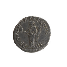 Denarius of Marcus Aurelius (121–180; Roman emperor 161–180), 162–163. Obverse: Head of Marcus